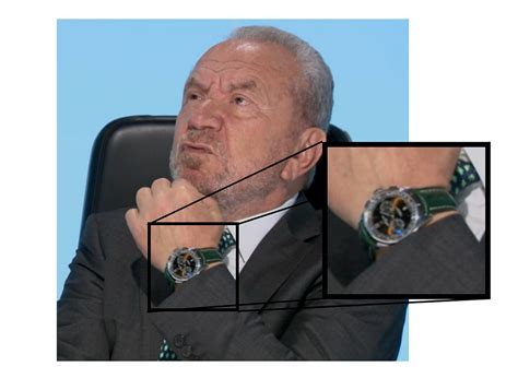 lord sugar's watches|Lord Alan Sugar's impressive watch collection: The Apprentice 2022.